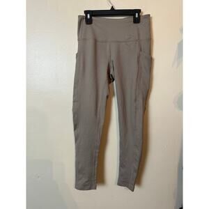z by zella high waisted leggings brown tan small workout pants
